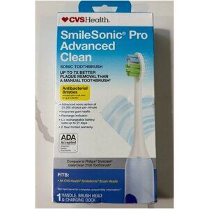 CVS Health SmileSonic Pro Advanced Clean Toothbrush